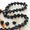 12 Pack: Jet Black Faceted Glass Round Beads, 6mm by Bead Landing™